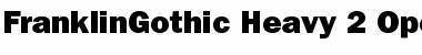 ITC Franklin Gothic Heavy Font