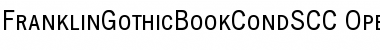 Download FranklinGothicBookCondSCC Font