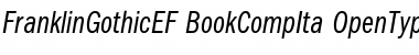 FranklinGothicEF BookCompIta Font