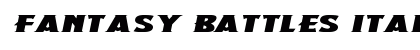 Fantasy Battles Italic preview