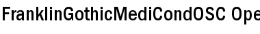 Download FranklinGothicMediCondOSC Font