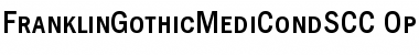 FranklinGothicMediCondSCC Regular Font FranklinGothicMediCondSCC Regular Font