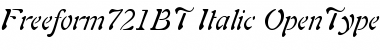 Freeform 721 Font