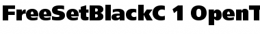 FreeSetBlackC Regular Font