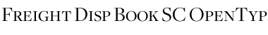 Freight Disp Book SC Font