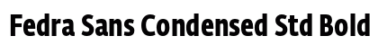 Fedra Sans Condensed Std Bold preview