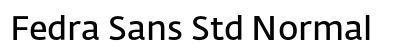 Fedra Sans Std Normal preview