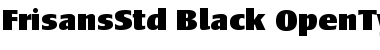 Frisans Std Black Font