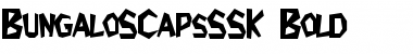 BungaloSCapsSSK Bold Font