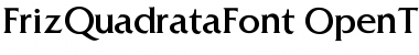 Friz QuadrataFont Font