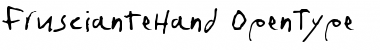 Download fruscianteHand Font