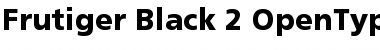 Frutiger 75 Black Font