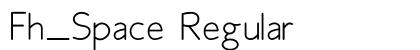 Fh_Space Regular preview