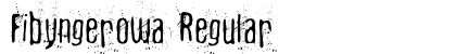 Fibyngerowa Regular preview