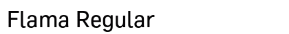 Flama Regular preview