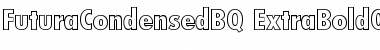 Futura Condensed BQ Regular Font