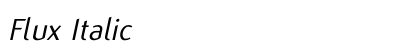 Flux Italic Preview