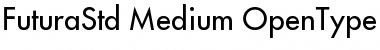 Futura Std Medium Font