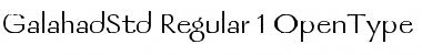 Galahad Std Regular Font