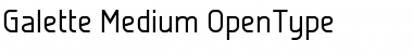 Galette Medium Font