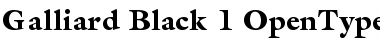 ITC Galliard Black Font