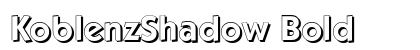 KoblenzShadow Bold preview