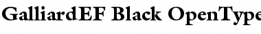 GalliardEF-Black Regular Font