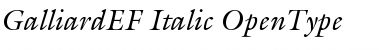 GalliardEF-Italic Regular Font