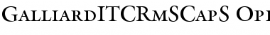 Galliard ITCRmSCapS Font