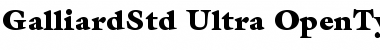 ITC Galliard Std Ultra Font