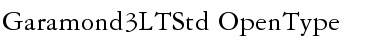 Garamond 3 LT Std Regular Font