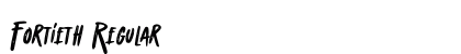 Fortieth Regular preview