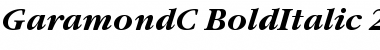 GaramondC Bold Italic Font