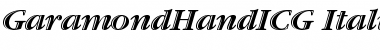 Download GaramondHandICG Font