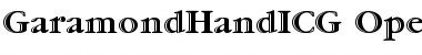 GaramondHandICG Regular Font