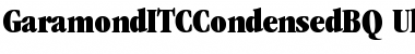 Download Garamond ITC Condensed BQ Font