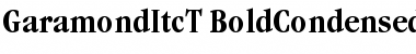 Download GaramItcTBolCon Font