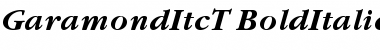 Download GaramItcTBolIta Font