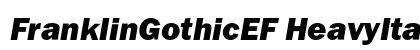 FranklinGothicEF HeavyIta Preview