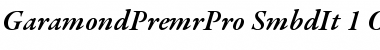 Garamond Premier Pro Semibold Italic Font