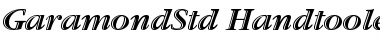 ITC Garamond Handtooled Std Bold Italic Font