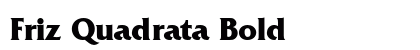 Friz Quadrata Bold preview