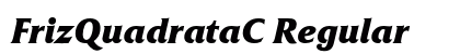 FrizQuadrataC Regular Preview