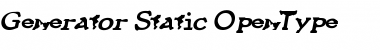 Generator Static Font