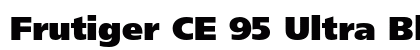 Frutiger CE 95 Ultra Black Preview