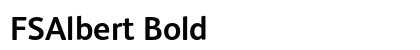 FSAlbert Bold preview