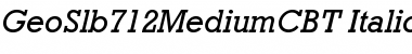 Download GeoSlb712MediumC BT Font