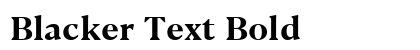 Blacker Text Bold preview