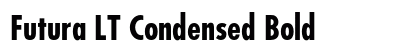 Futura LT Condensed Bold Preview