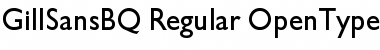 Gill Sans BQ Regular Font